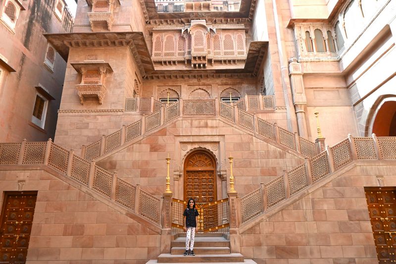 Majestic view of the exterior walls of the ‘Junagarh Fort’ in Bikaner, blog by The Kid Who Travelled