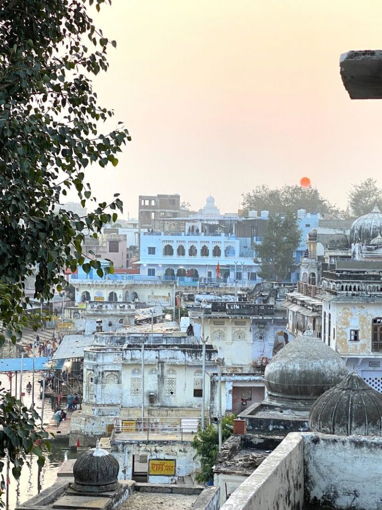 Panoramic view of the Holy Pushkar town with its Ghats and temples, Pushkar Blog by The Kid Who Travelled