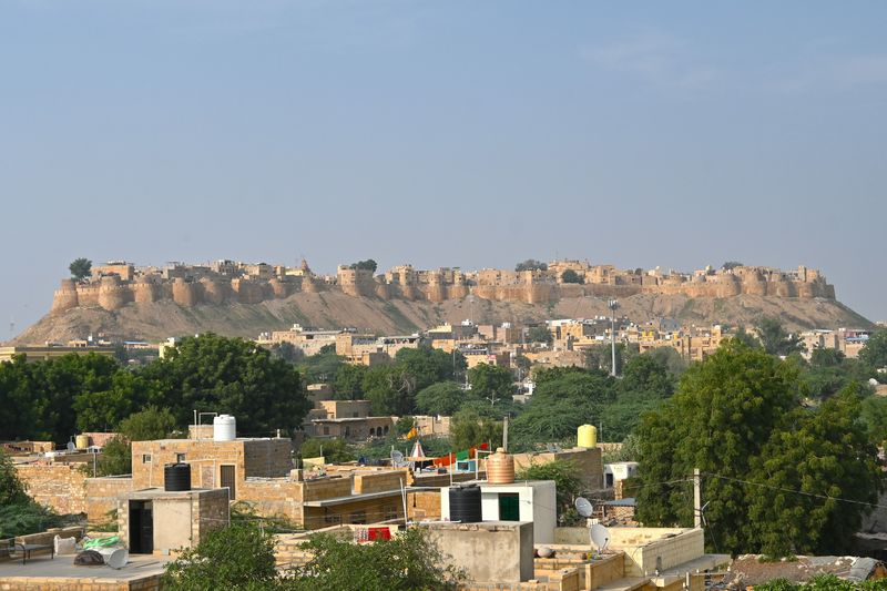 Panoramic view of the Golden Fort in Jaisalmer in Rajasthan blog by The Kid Who Travelled.